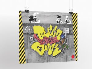 Berlin declares Funk A3 poster + stickers